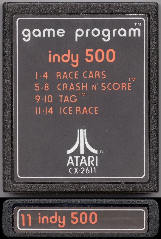 Media for Indy 500 (Atari 2600) (1977 release)