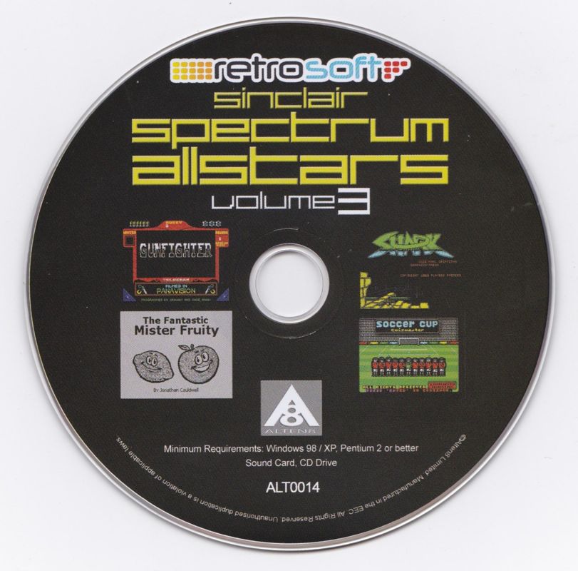 Media for Sinclair Spectrum Allstars: Volume 3 (Windows)