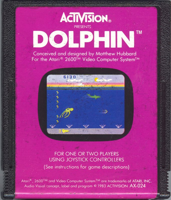 Media for Dolphin (Atari 2600): Front