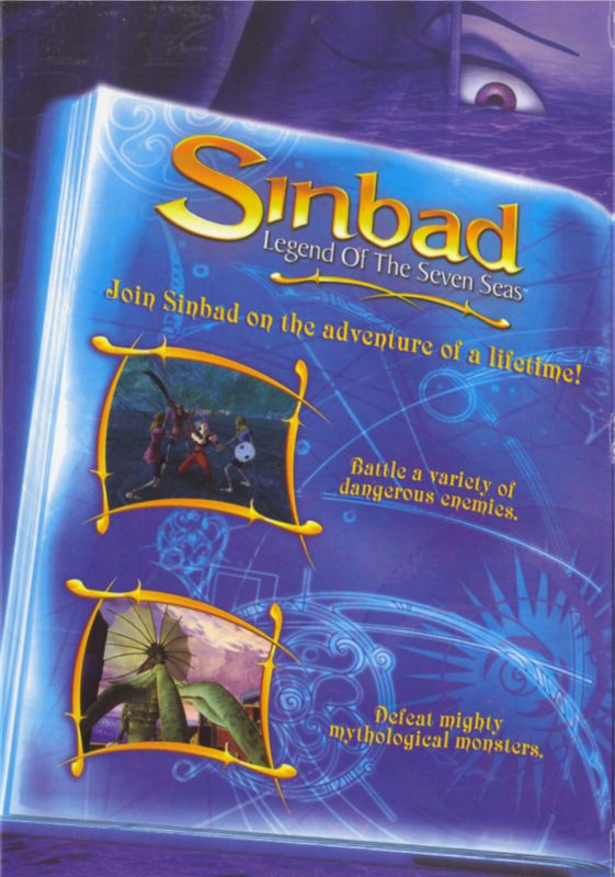 Inside Cover for Sinbad: Legend of the Seven Seas (Windows): Left Flap