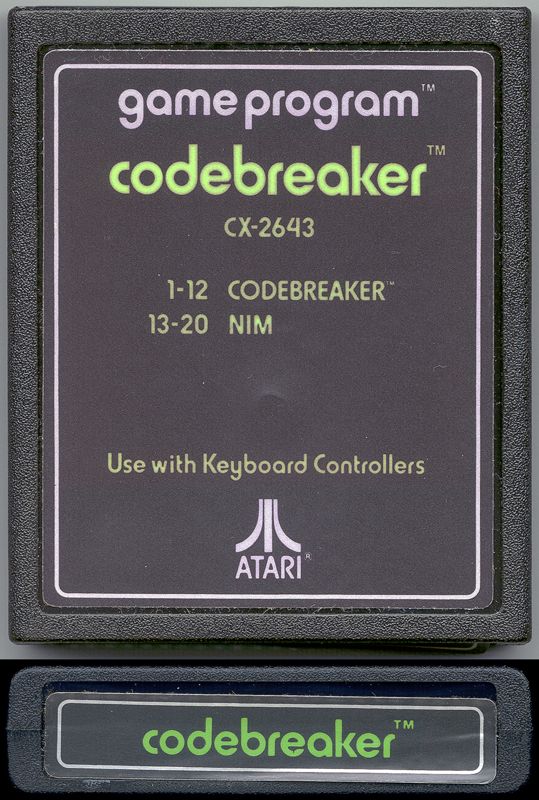 Media for Codebreaker (Atari 2600)