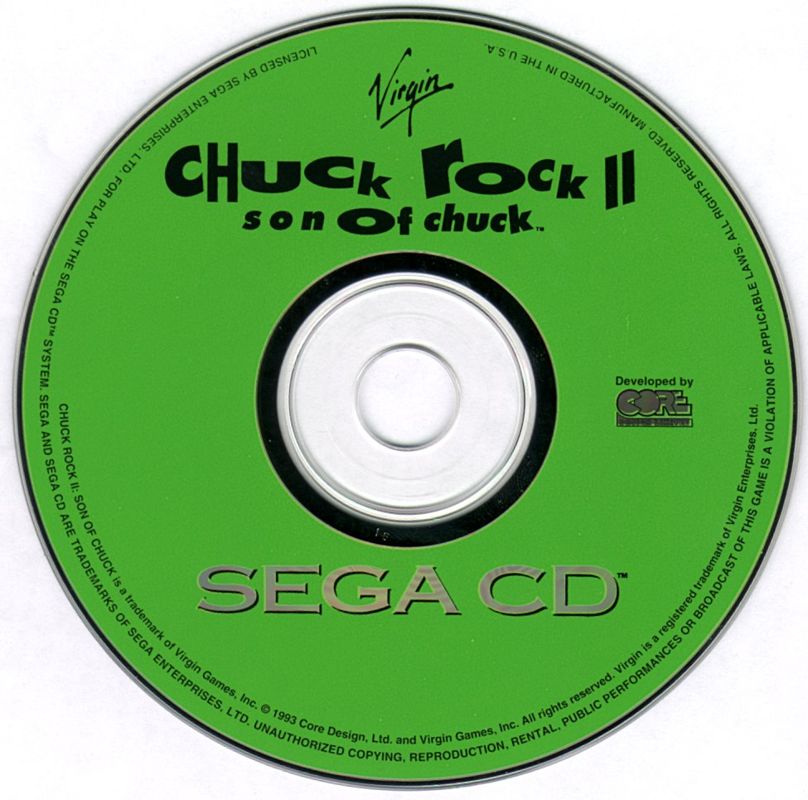 Media for Chuck Rock II: Son of Chuck (SEGA CD)