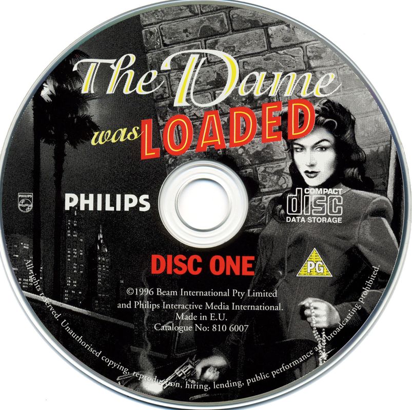 Media for The Dame Was Loaded (Macintosh): Disc 1 of 2