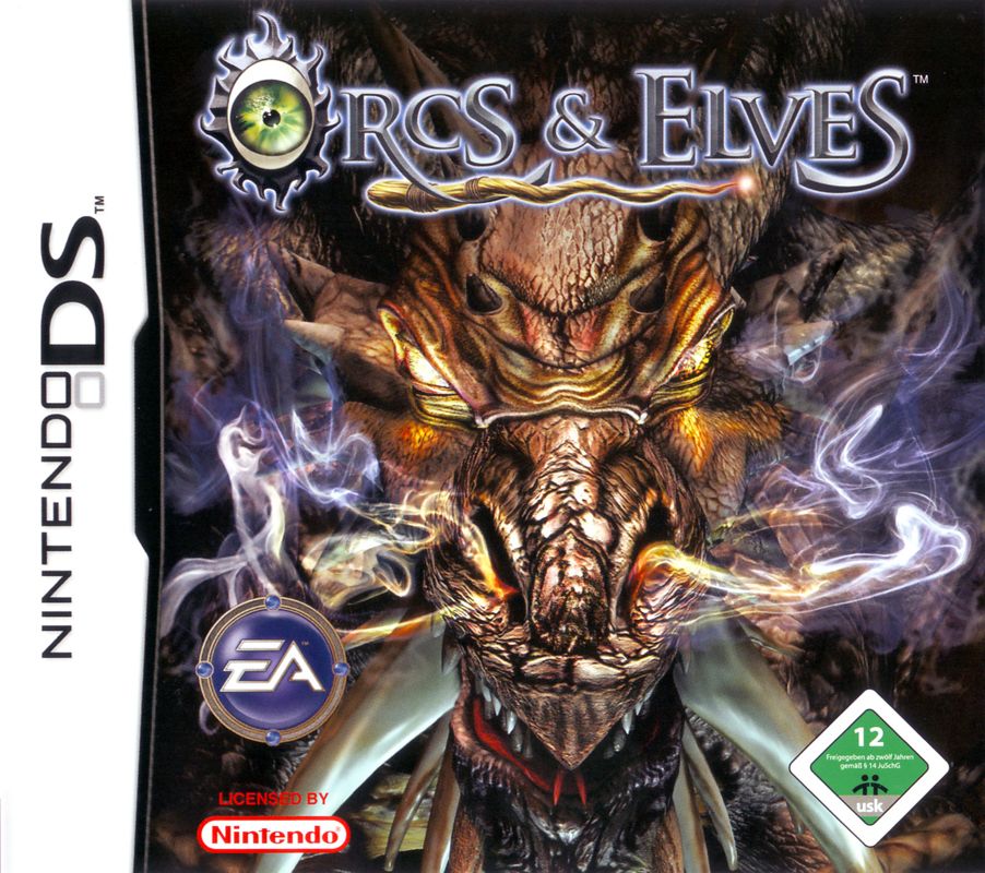 Front Cover for Orcs & Elves (Nintendo DS)