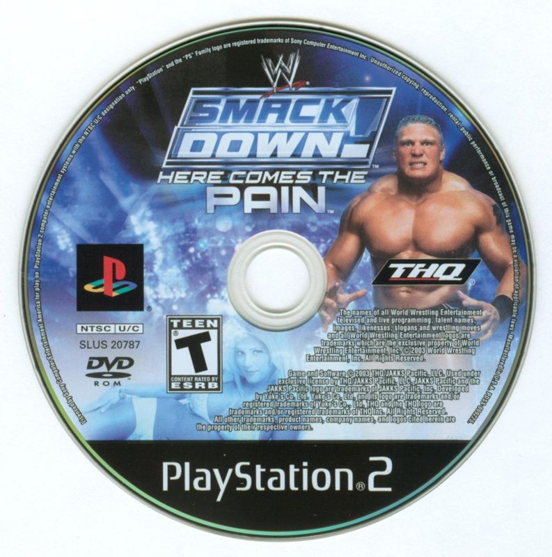Media for WWE Smackdown! Here Comes the Pain (PlayStation 2)