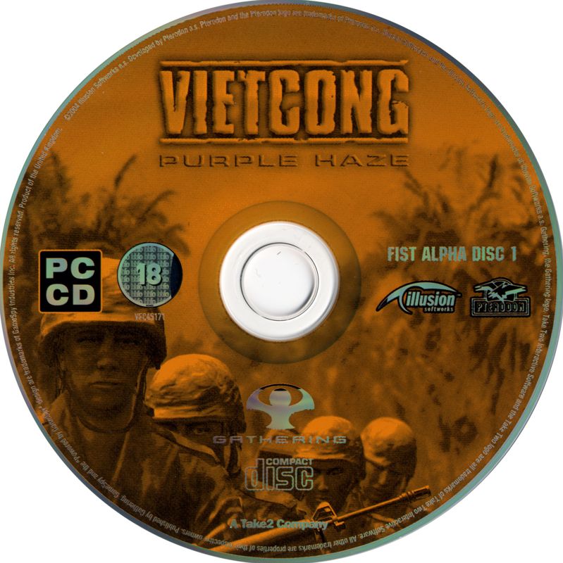 Media for Vietcong: Purple Haze (Windows): Fist Alpha - Disc 1