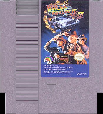 Media for Back to the Future Part II & III (NES)