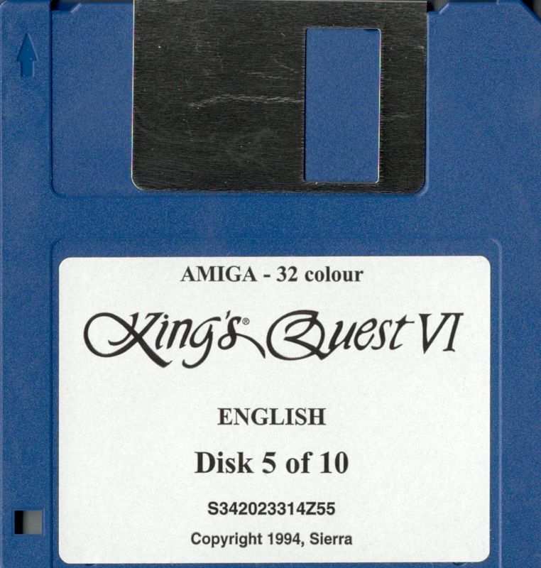 Media for King's Quest VI: Heir Today, Gone Tomorrow (Amiga): Disk 5
