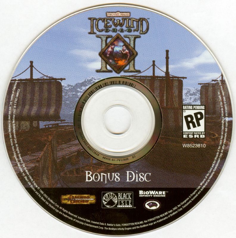 Media for Icewind Dale: The Ultimate Collection (Windows): Icewind Dale II Bonus Disc