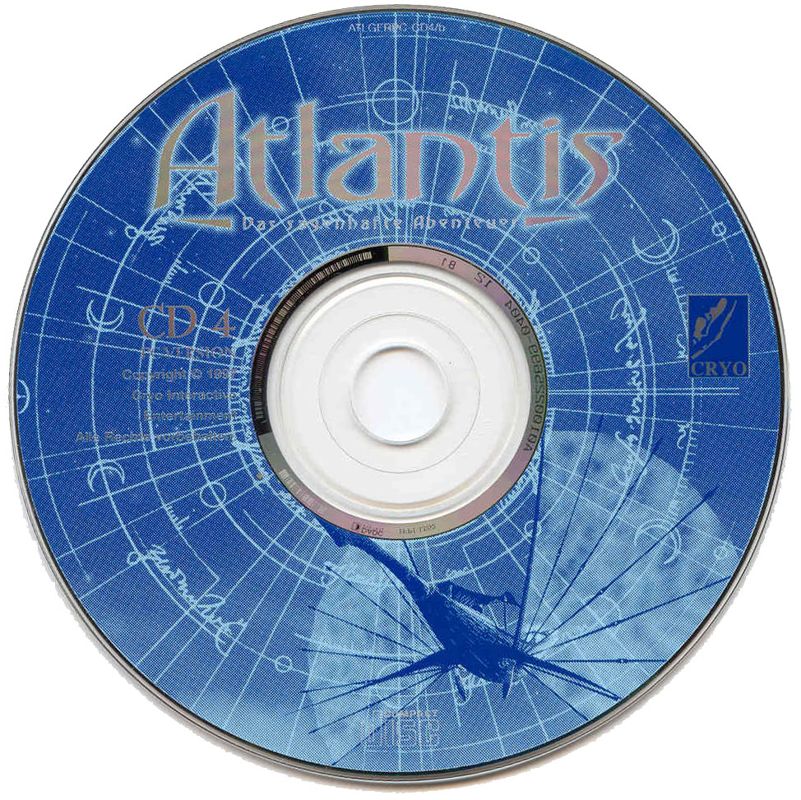 Media for Atlantis: The Lost Tales (DOS and Windows): Disc 4