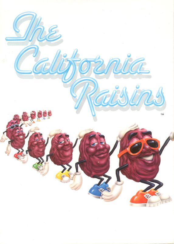 Inside Cover for The California Raisins (DOS): Right flap