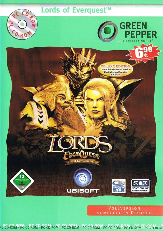 Front Cover for Lords of EverQuest: Deluxe Edition (Windows) (Green Pepper release (#224))