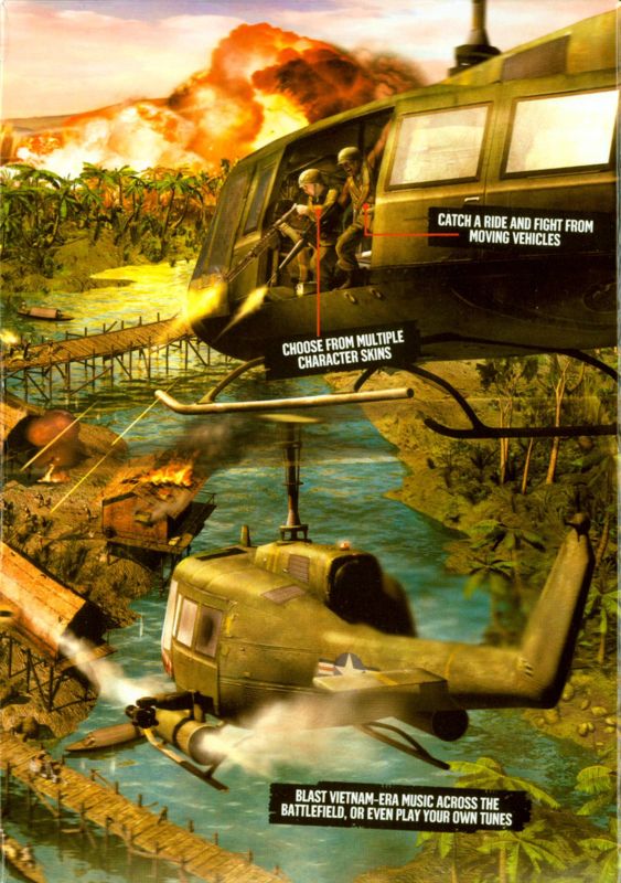 Inside Cover for Battlefield: Vietnam (Windows): Right Flap