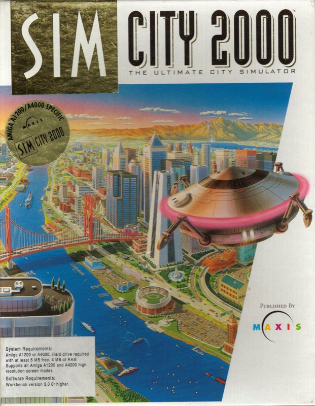 Front Cover for SimCity 2000 (Amiga)