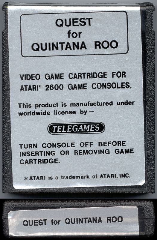 Media for Quest for Quintana Roo (Atari 2600) (Telegames Release)