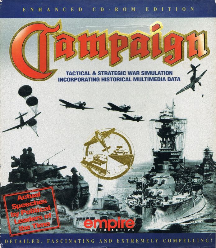 Front Cover for Campaign: Enhanced CD-ROM Edition (DOS)