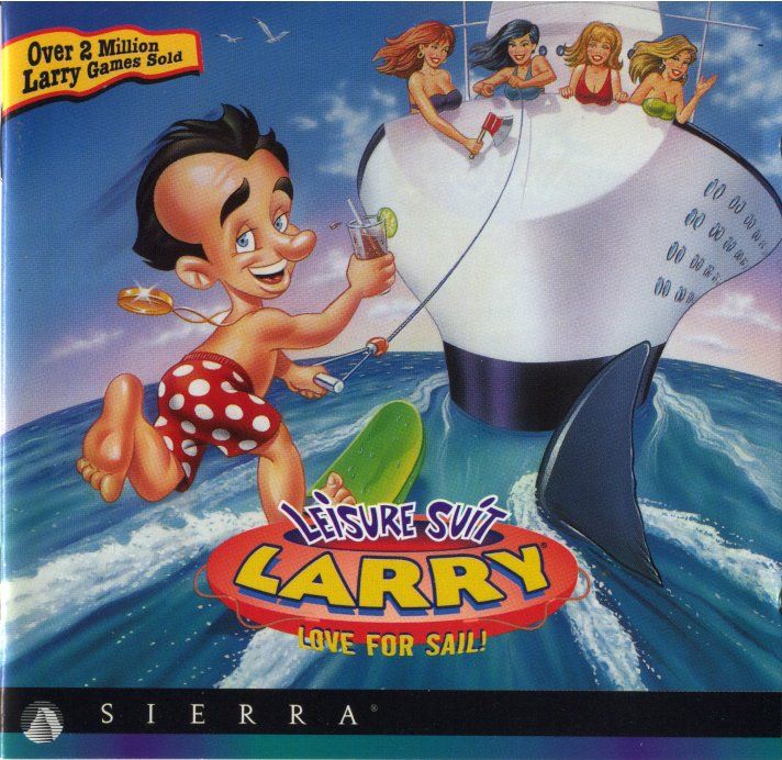 Other for Leisure Suit Larry: Love for Sail! (DOS and Windows and Windows 3.x): Jewel Case - Front
