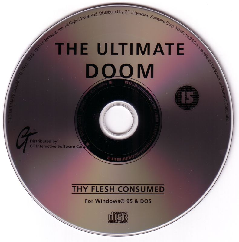 Media for Quake and The Ultimate DOOM Compilation (DOS and Windows): The Ultimate Doom Disc