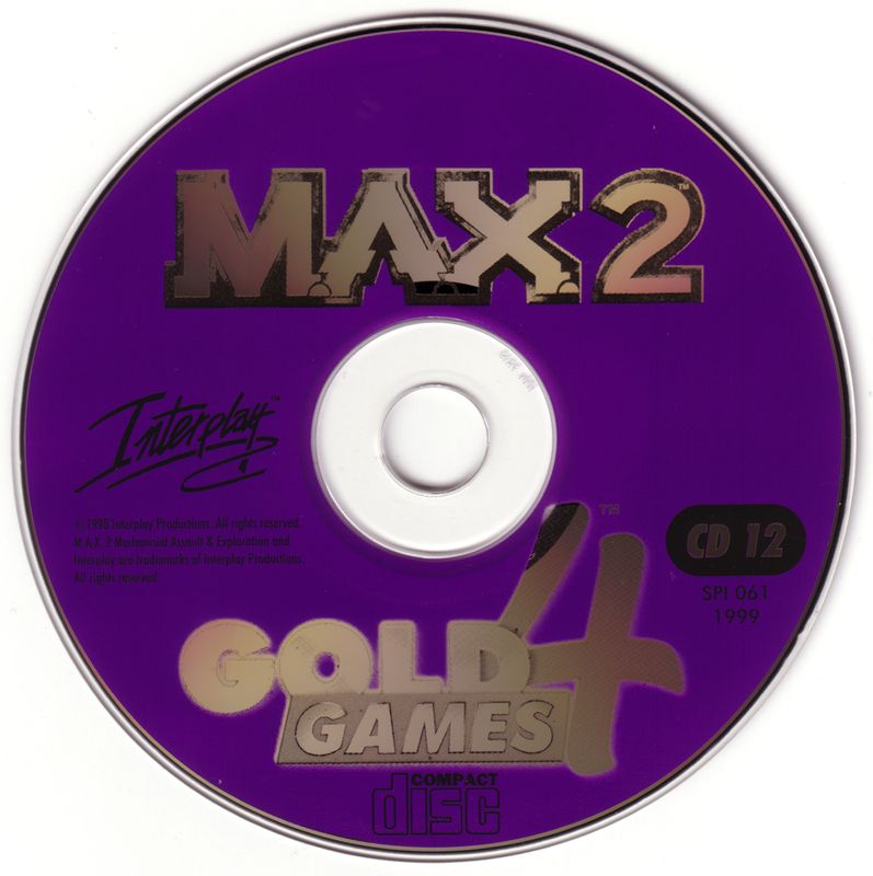 Media for Gold Games 4 (DOS and Windows and Windows 3.x): M.A.X. 2