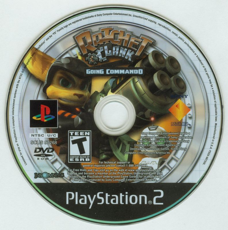 Media for Ratchet & Clank: Going Commando (PlayStation 2)