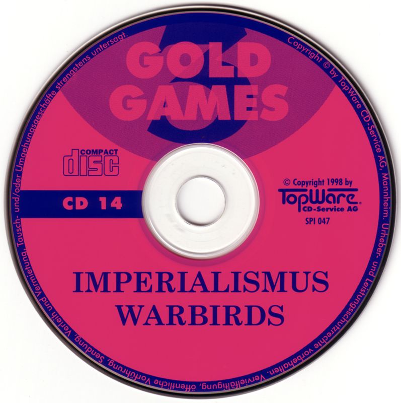 Media for Gold Games 3 (DOS and Windows): Disc 14 - Imperialism / Warbirds