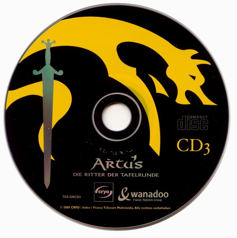 Media for Arthur's Knights: Tales of Chivalry (Windows): Disc 3