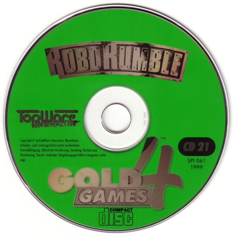 Media for Gold Games 4 (DOS and Windows and Windows 3.x): RoboRumble