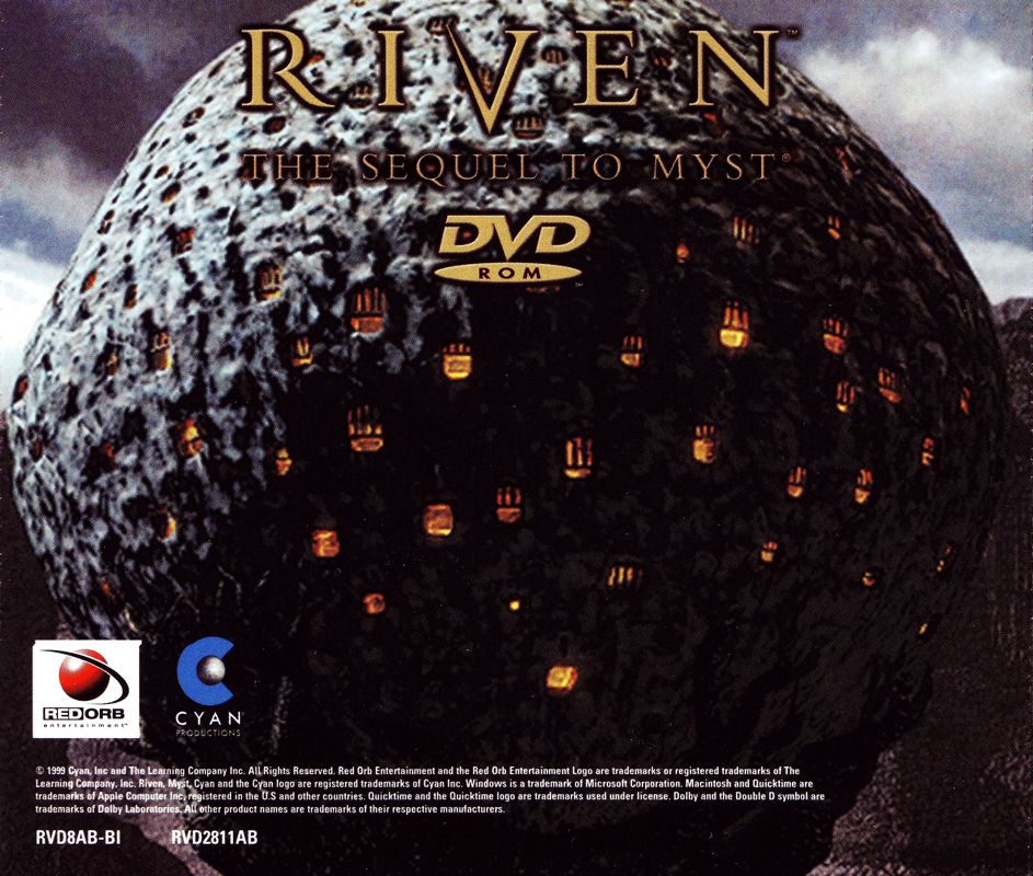 Other for Riven: The Sequel to Myst (Windows) (DVD Version): Jewel Case - Back