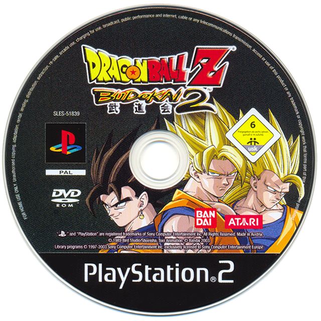 Media for Dragon Ball Z: Budokai 2 (PlayStation 2)