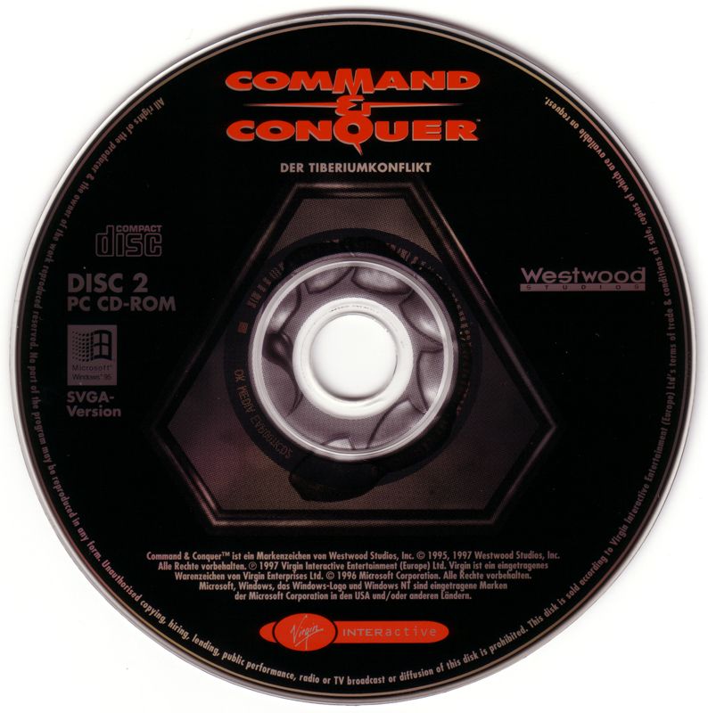 Media for Play the Games Vol. 1 (DOS and Windows): Command & Conquer - SVGA Version - Disc 2