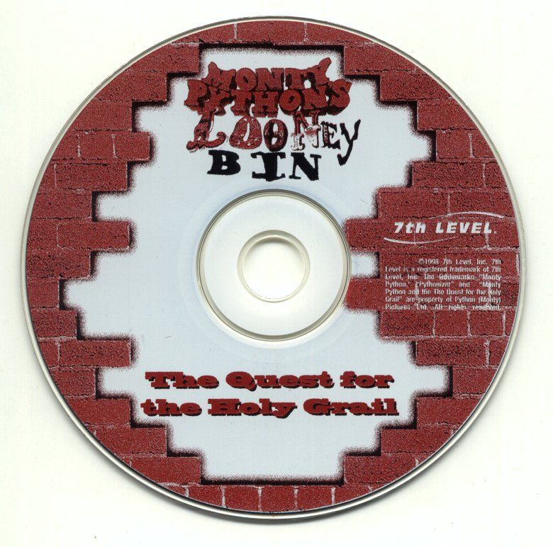 Media for Monty Python's Looney Bin (Windows and Windows 3.x): The Quest for the Holy Grail Disc