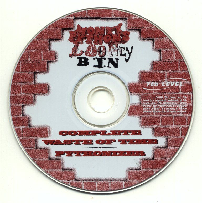 Media for Monty Python's Looney Bin (Windows and Windows 3.x): Complete Waste of Time Disc