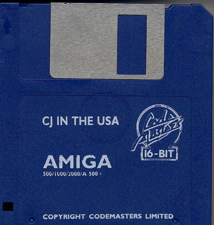 Media for CJ in the USA (Amiga)