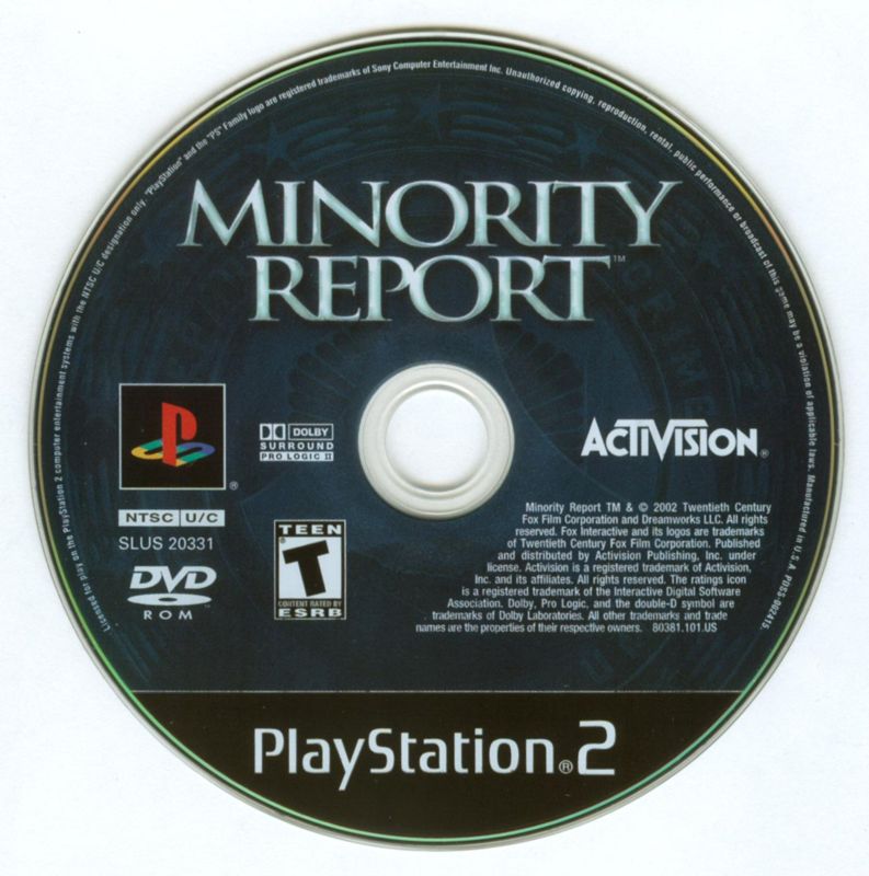 新品】MINORITY REPORT EVERYBODY RUNS（Minority Report - Everybody 