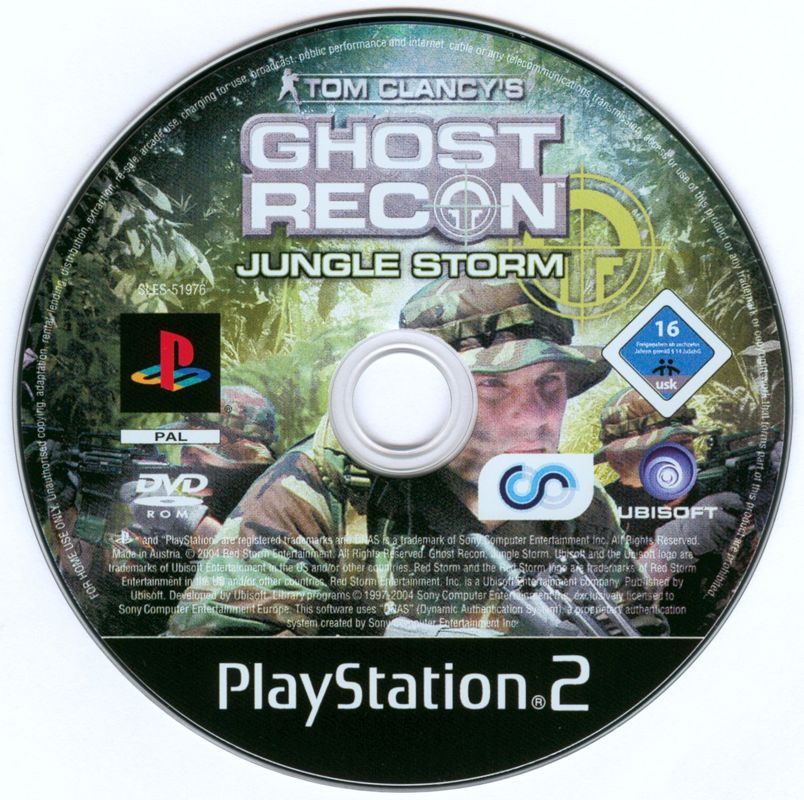 Media for Tom Clancy's Ghost Recon: Jungle Storm (PlayStation 2) (Release with bundled headset)