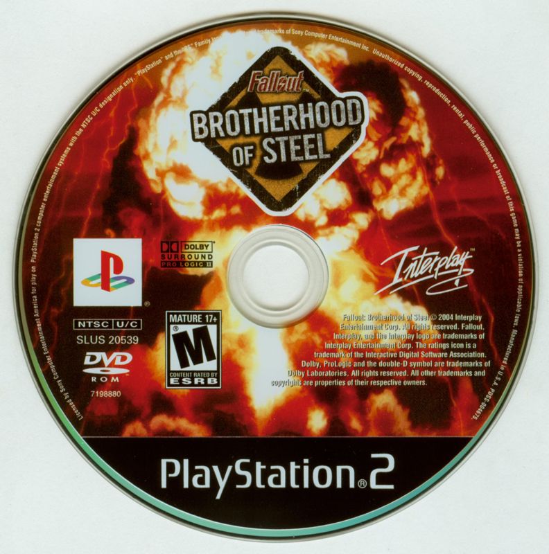 Media for Fallout: Brotherhood of Steel (PlayStation 2)