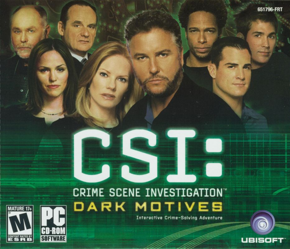 Other for CSI: Crime Scene Investigation - Dark Motives (Windows): Jewel Case - Front