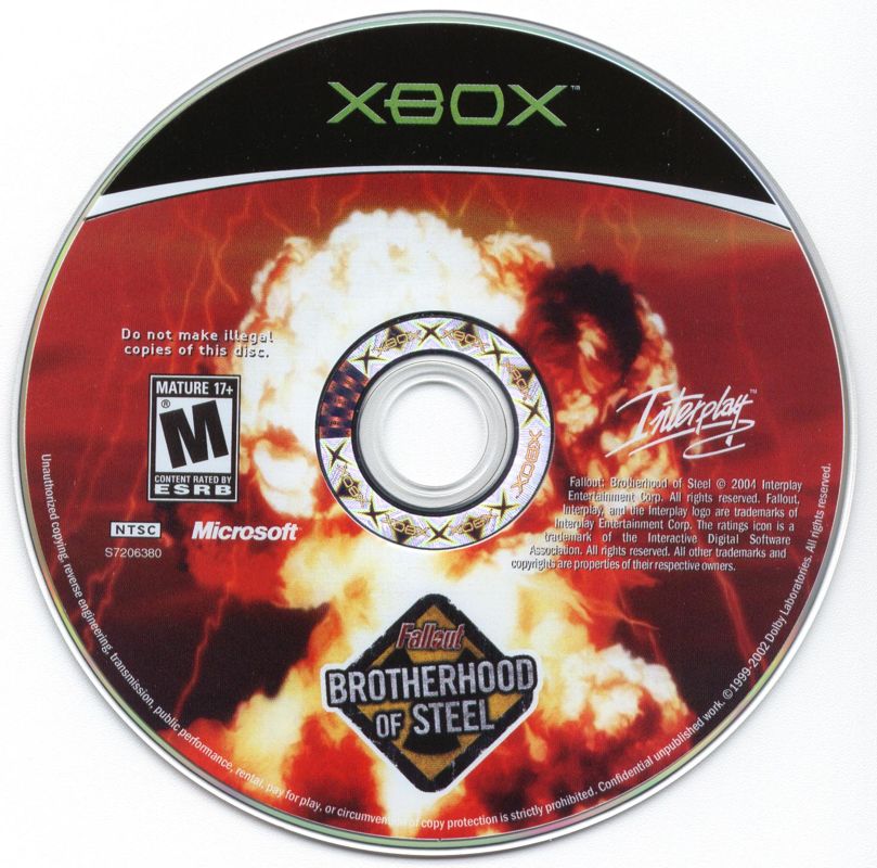 Media for Fallout: Brotherhood of Steel (Xbox)