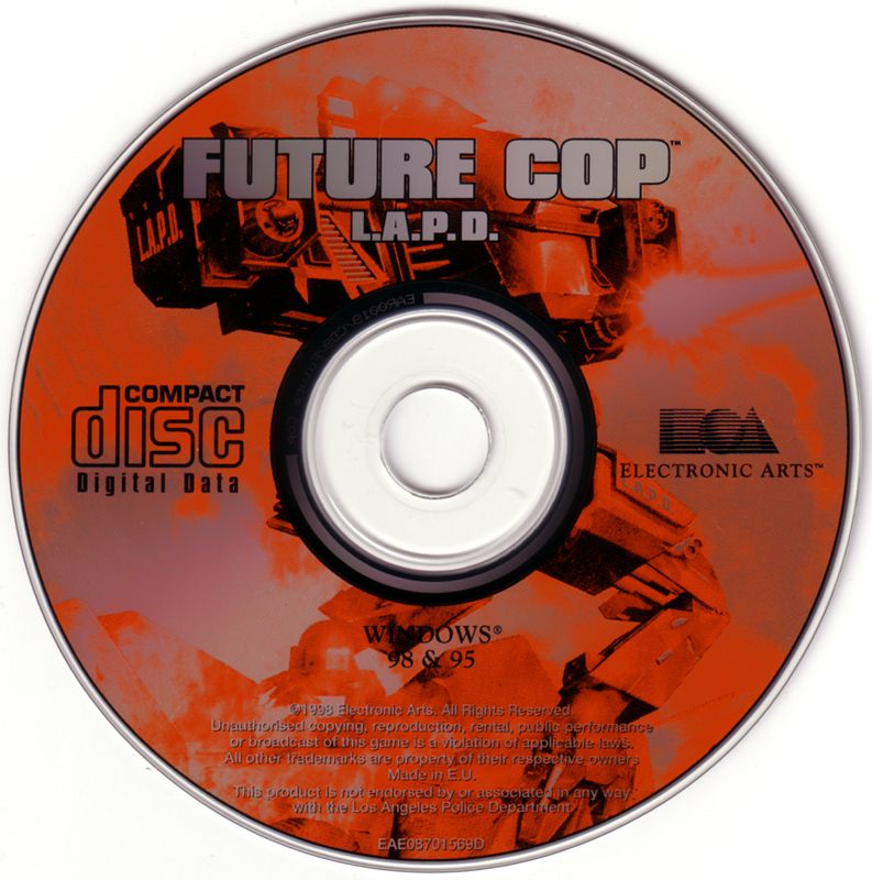 Media for Play the Games Vol. 2 (DOS and Windows): Future Cop L.A.P.D. Disc