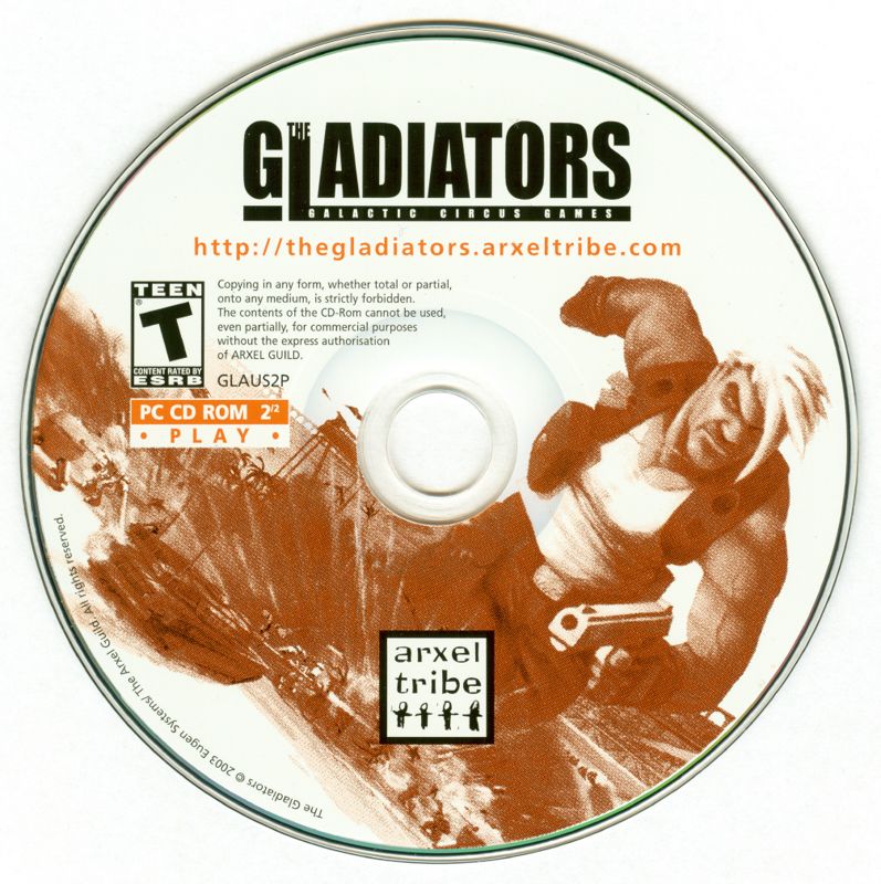 Media for The Gladiators: Galactic Circus Games (Windows): Play Disc