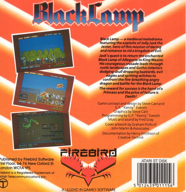 Black Lamp cover or packaging material MobyGames