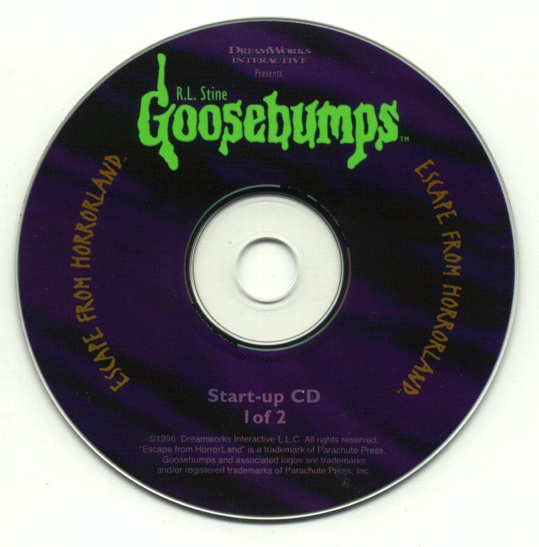 Media for Goosebumps Escape from Horrorland (Windows): Disc 1/2