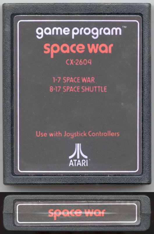 Media for Space War (Atari 2600) (1978 Release)