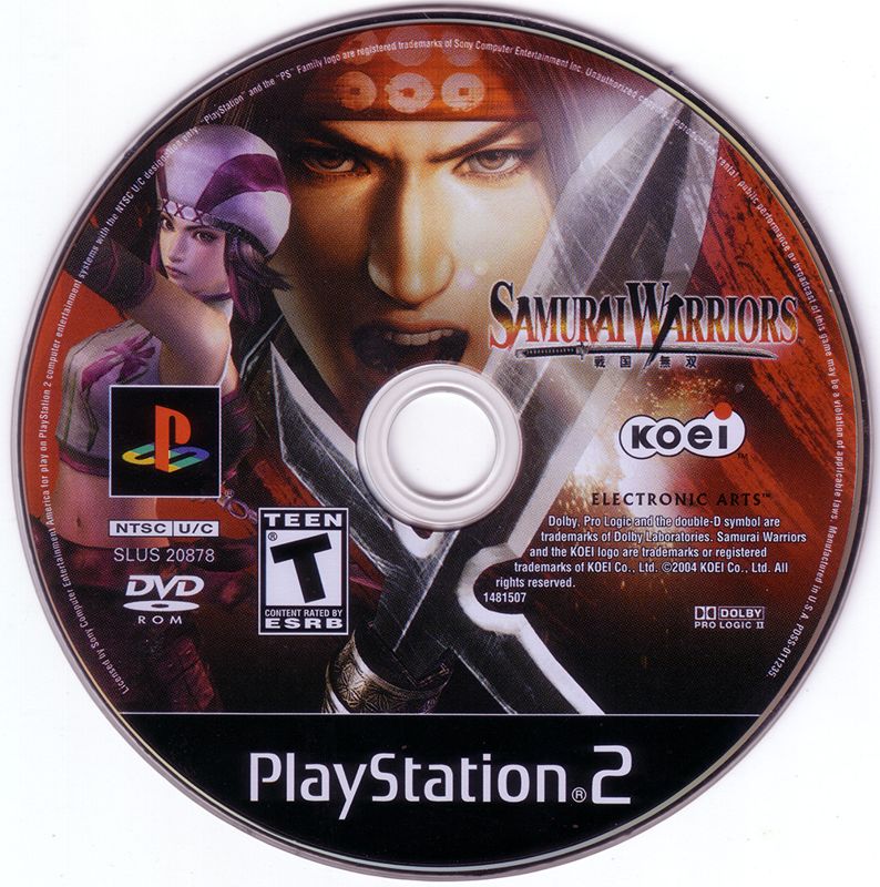 Media for Samurai Warriors (PlayStation 2)