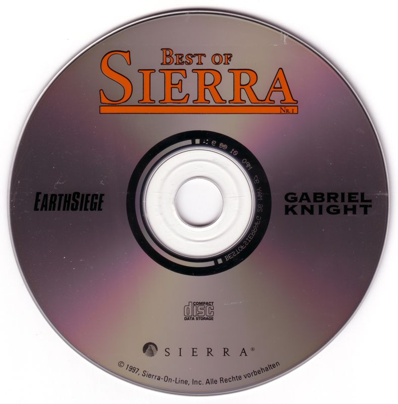 Media for Best of Sierra Nr. 1 (DOS and Windows 3.x)