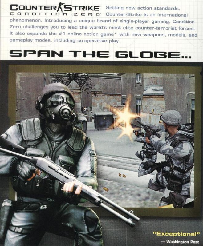 Counter Strike Condition Zero DB Cover PC Box Art Cover by DigitalBurger