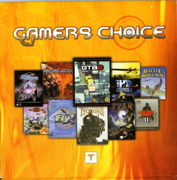 Inside Cover for Gamers Choice (Windows)