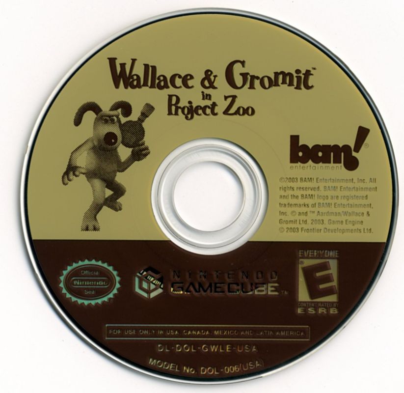 Wallace & Gromit in Project Zoo cover or packaging material MobyGames