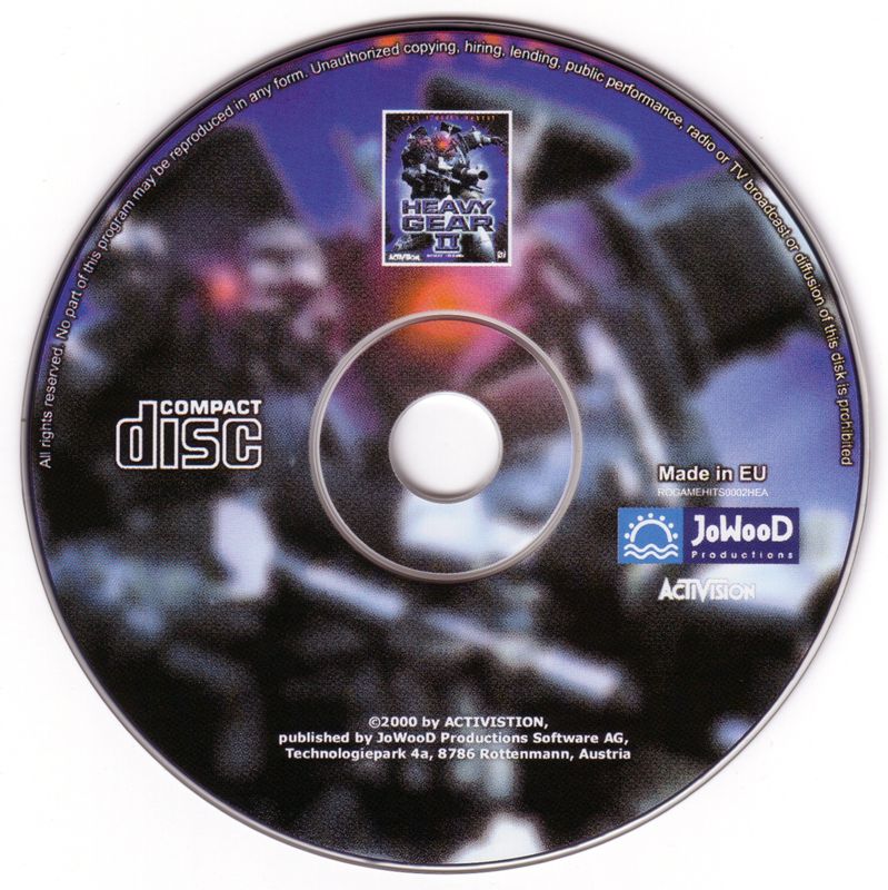 Media for Game-Hits 2 (Windows): Heavy Gear II Disc
