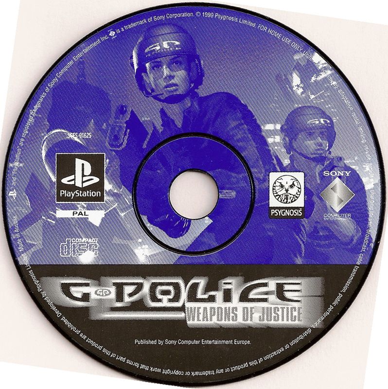Media for G-Police: Weapons of Justice (PlayStation)